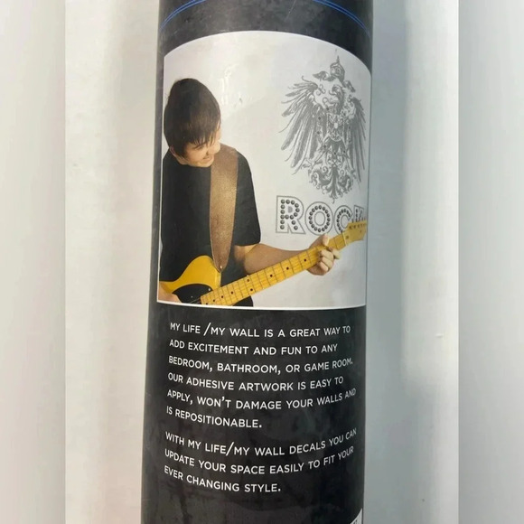 My Life My Wall Adhesive Accent Decals. Rock Theme🎵 - Picture 3 of 6
